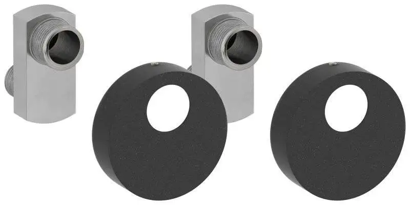 Эксцентрик TUBE нар.р. G 1/2" / нар.р. G 3/4" смещение 32 мм / 2 шт / (Тёмный титан муар)