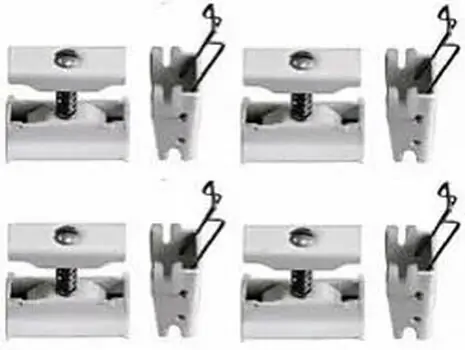 Комплект креплений настенный Zehnder Charleston 4 x BH + CVD 1 белый Ral9016 774411