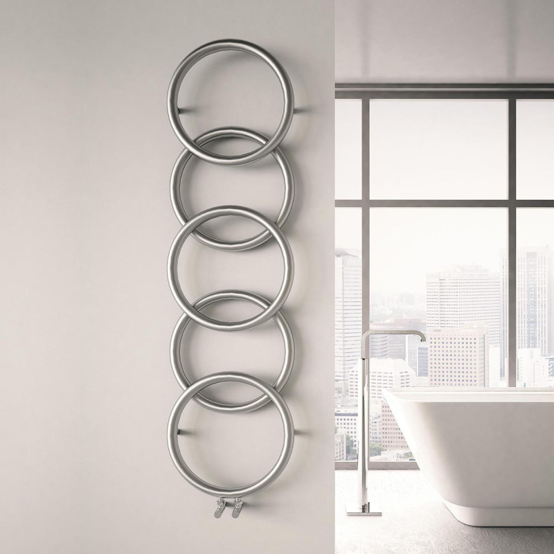 Дизайн радиатор CARISA HALO 930*400 черный